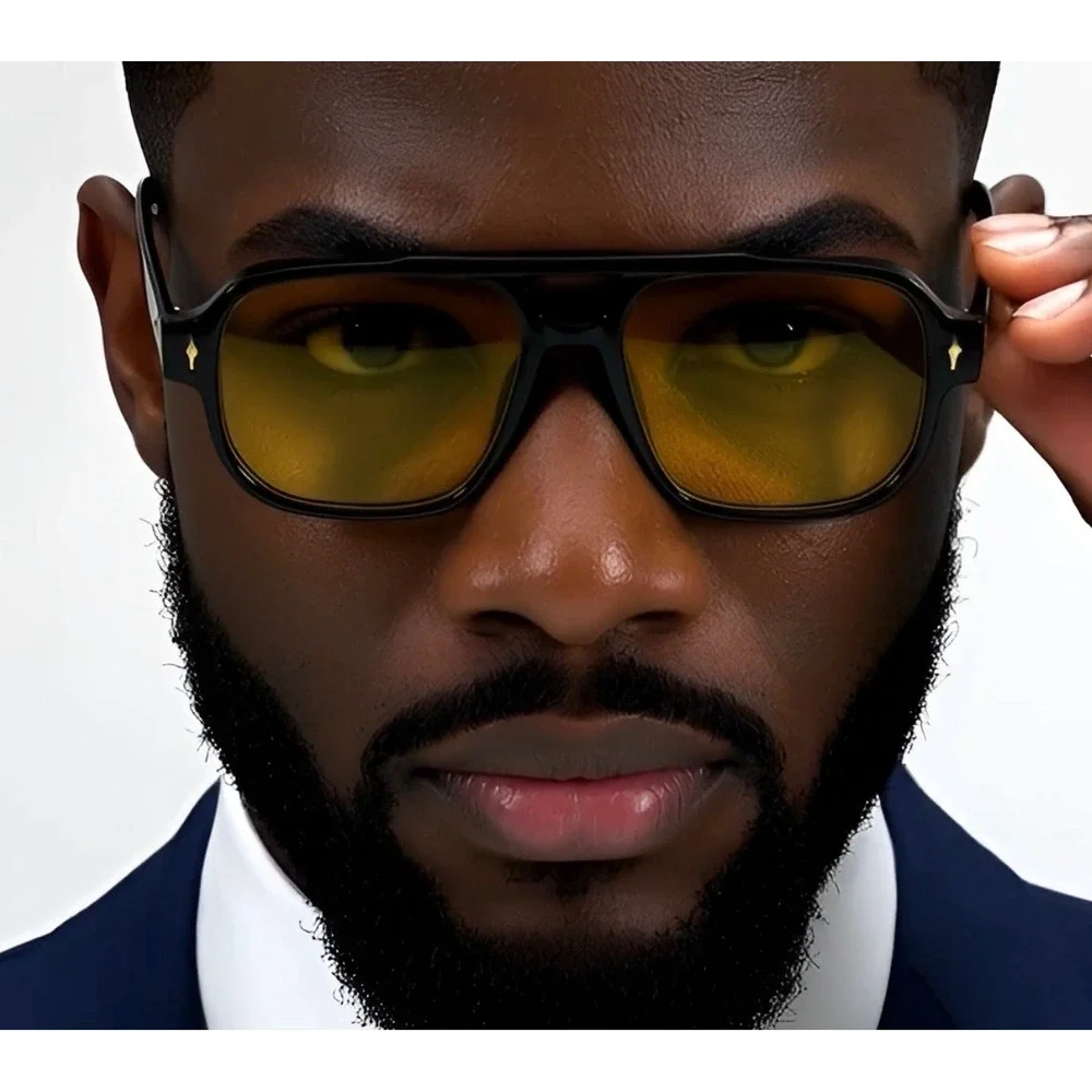 Men Night Driving Retro 70s Style Vintage Aesthetic‎ Streetwear Hip Hop Festival